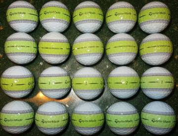 ロストボール　テーラーメイド　ツアーレスポンス　ライムライン　20個