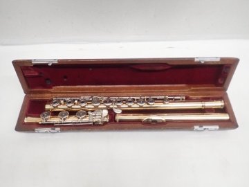 【希少】TAKUMI/YASHIMA FLUTE タクミ/ヤシマフルート T-500 H管 + 頭部管 14K刻印 Yoshiteru AKIYAMA アキヤマ マテキフルート ∩ 74116-4