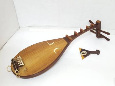 【USED品】筑前琵琶/約90×33×6cm/和楽器/有棹弦楽器/02SH110601-16