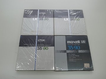 ジャンク TDK maxell 7号 オープンリールテープ 未開封 4本