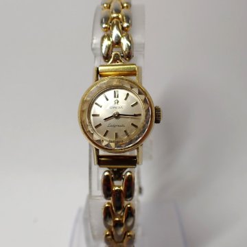 1円開始◆稼働◆ オメガ レディマチック シルバー 自動巻き レディース 腕時計 AC59005