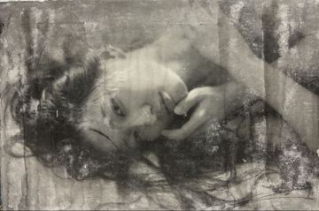 Drawing展2025【真作】下村樹『 優艶 』410mm×272mm 絵画 テンペラ リアリズム　写実画　ミクストメディア 美人画 真作保証