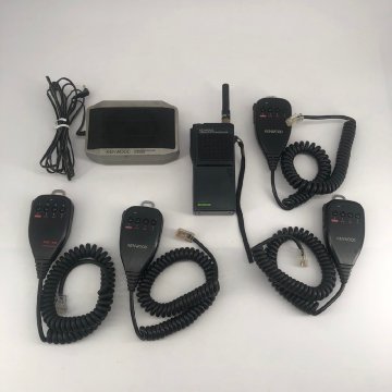 【現状品】『11-288』KENWOOD マイク4点 コミュニケーションスピーカー FM トランシーバー まとめ TH-41 MC-45 アマチュア無線 部品取り