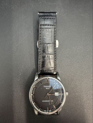 ティソ　T -クラシック　パワーマチック80　クロノメーター　自動巻　裏スケ　デイト表示　革ベルト