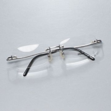 MI2862//未使用*フェンディ/FENDI*VL7356J/眼鏡フレーム/ツーポイント/リムレス/フチなし/めがね/メガネ