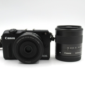 1円〜 Canon キヤノン EOS M2 ミラーレスカメラ レンズキット 箱付 動作確認済 4243136