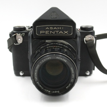 1円〜 ASAHI PENTAX アサヒ ペンタックス 6x7 中判カメラ SMC TAKUMAR/6X7 105mm F2.4 動作未確認 4295192