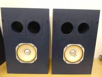 ☆ 山水 SANSUI JBL EC-30 ブルーバッフル箱 スピーカー エンクロージャー ペア ジャンク品 1円スタート ☆