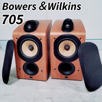 B＆W　ブックシェルフスピーカー　ウーハー　705 　ペア　N1655