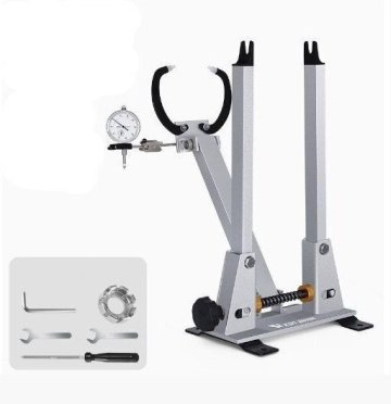 自転車ホイールツルーイングスタンド ダイヤルインジケーターゲージタイヤリムホイールブラケットMTBロードBMXバイクユーティリティ修理ツ