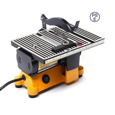 デスクトップワークショップ小型台鋸ミニデスクトップ鋸盤木材鋼板ガラスタイル切断機