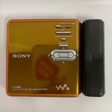 SONY Hi-MD ウォークマン MZ-RH10 MDウォークマン ポータブルMDプレーヤー ソニー WALKMAN オレンジ