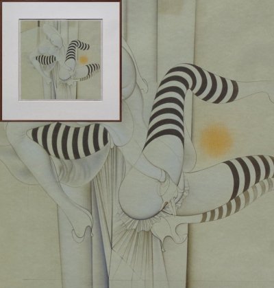 真作保証 ハンス・ベルメール 限定サイン有 アメリカ人の肖像より レ・バス・レイエス Hans Bellmer MoMA他美術館等蔵 シュルレアリスム