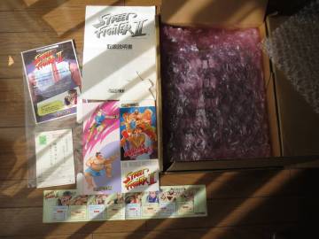 商品全てジャンク品）動作未確認　貴重　初期ストリートファイターⅡ　卓上ゲーム基盤本体、取説、インスト付き