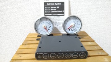 絶版品！Defi！デフィリンクコントロールユニットⅡ！ ブースト計 水温計！60Φ！イルミカラーグリーン