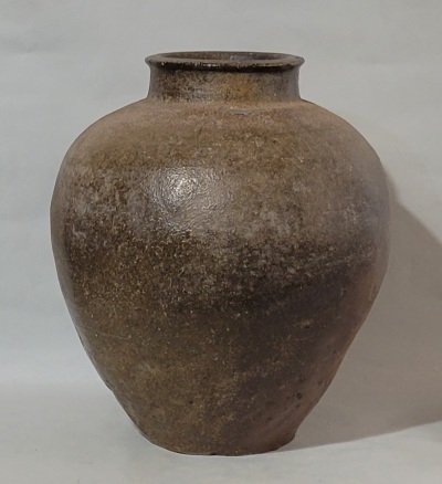 古美術柳　古常滑 自然釉種壺 桃山時代 旧家旧蔵品