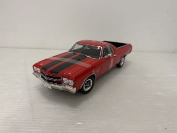 【1/18】WELLY 1970 Chevrolet El Camino SS396 レッド／ウェリー製 シボレー エルカミーノ ダイキャスト 現状品