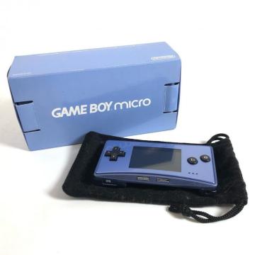 Nintendo ニンテンドー GAME BOY micro ゲームボーイ ミクロ OXY-001 ゲーム機 本体 ブルー 箱付 【現状品】