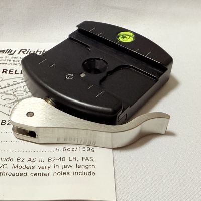 リアリーライトスタッフ Really Right Stuff レバーリリースクランプ B2-LR II アルカスイス クイックシュー　ジッツォ