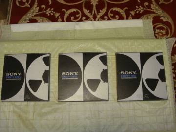 ★ ソニー １０号 オープンリールテープ 　◆Ｒ－１１Ａ　メタルリール３本セット　◆録音済み