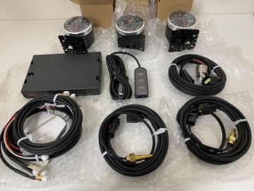 1000スタ】即日発送！スバル STI Genome ゲノム 3連 メーター ブースト 油温 油圧 インプレッサ WRX レガシィ GC8 GDA GDB