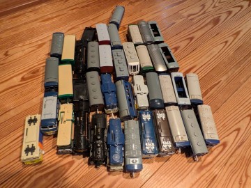 プラレール　ジャンク品15　客車列車　ブルートレイン　北斗星　はやぶさ　トワイライトエクスプレス　SL冬の湿原号　ノロッコ　ユーロ