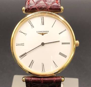 １円(6)【MAST-14646】■ロンジン・L4.635.2・グランドクラシック ゴールド ラウンド■腕時計■稼働品(電池交換済)■