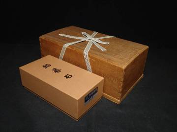 ◇蛤碁石38号 美麗品!! 元箱付き/ 特大花梨碁笥・桐碁笥箱セットのオマケ付き!!◇I2