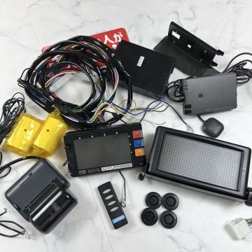 1円〜 NISHIBE ルミナス タクシーメーター フルセット 専用プリンター 表示灯 ETC リモコン 配線付 ニシベ 