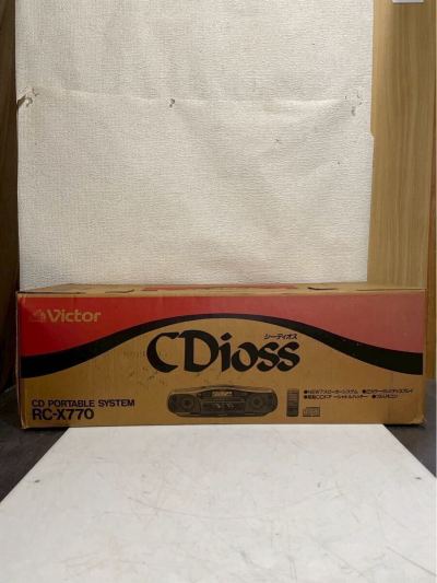 新品未使用品 Victor ビクター CDポータブルシステム CDioss ジーディオス RC-X770 昭和レトロ ラジカセ 希少 レア デッドストック