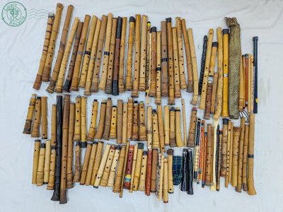 BK0101527　■ 【直接引取（来店引取）限定】尺八 まとめ売り 本体 笛 日本伝統 和楽器 竹 縦笛 楽器 現状品 現状品 中古品 同梱不可