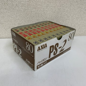 【まとめて10点】AXIA PS2G 80 ハイポジ PS-2 カセットテープ 80分 クリアサウンド FUJI PHOTO FILM 〇