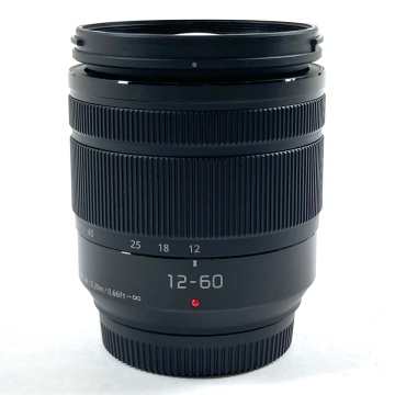 【1円】 パナソニック Panasonic LUMIX G VARIO 12-60mm F3.5-5.6 ASPH. POWER O.I.S H-FS12060 一眼カメラ用レンズ 【中古】