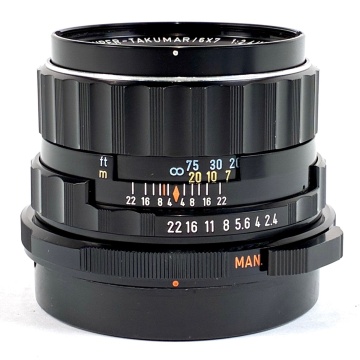 【1円】 ペンタックス PENTAX SUPER-TAKUMAR 6X7 105mm F2.4 67 バケペン用 中判カメラ用レンズ 【中古】