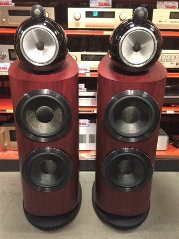 送料無料! B&W 800 D3 ローズナット　美品だと思います　圧倒的音質　法人ヤマトJIT便可　新宿高層オフィスビル渡可能　※シリアル追加予定