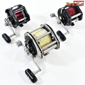 ★船用両軸リール 豪華3点セット ダイワ スーパーダイナミック ST-50 リョービ アドベンチャー101 アドベンチャー80胴突(検 ★