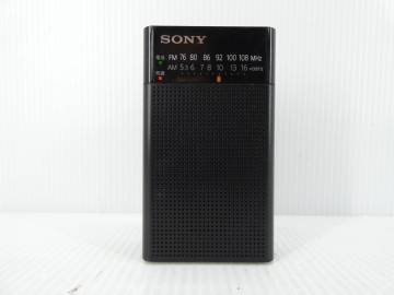 ★☆SONY ワイドFM対応 FM/AMコンパクトラジオ ICF-P26 動作品 オマケ新品電池付き☆★