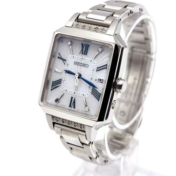  1円～極上美品 SEIKO セイコー ルキア【LUKIAYASE ルキアヤセ LUKIA25周年記念】綾瀬はるか ソーラー SSVW175 1B32-0AN0◎箱保取説 