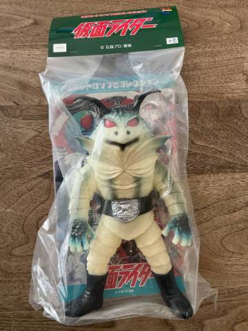 東映レトロソフビコレクション　メディコムトイ　ザンジオー　畜光ver（仮面ライダーより）未開封品