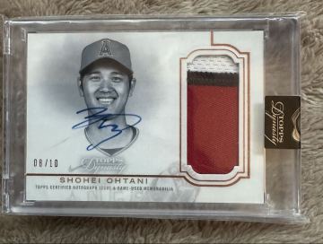 【世界10枚限定】topps dynasty 大谷翔平　直筆サインカード