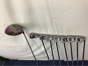 ◯営ON078-T160【埼玉発】XXIO レディース ゴルフクラブ 8本セット ドライバー12.5&deg; アイアン6～A フレックスL MP900 LP-421 現状品