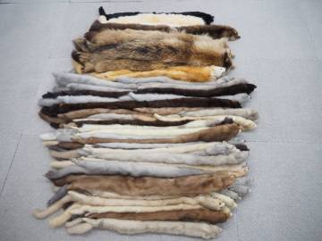 ■各種ミンク/セーブル/マーテン等■ティペット■まとめ45本セット■同梱不可■材料/転売用■