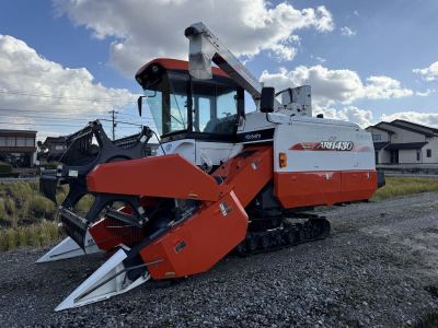 ★富山県射水市★クボタ ARH430-CG 汎用コンバイン 43.5馬力 大豆用　261h キャビン エアコン　自動水平　中古