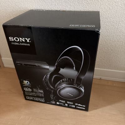 衝撃1円開始！！◆SONY MDR-DS7500 ワイヤレスヘッドフォン 7.1チャンネルサウンド
