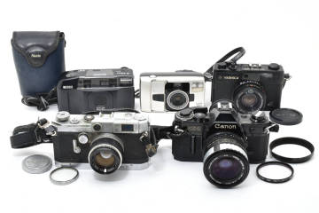 フィルムカメラ まとめ ニコン キャノン リコー ヤシカ #D59