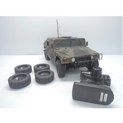 1円【ジャンク】DeAgostini デアゴスティーニ/［1:18］ハマーH1 ラジコンカー 動作不良品/88