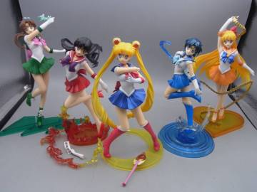 B44-8/美少女戦士セーラームーン フィギュア 5点 フィギュアーツZERO ムーン マーズ マーキュリー ジュピター ヴィーナス
