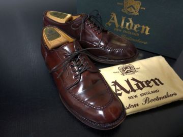 オールデン 7.5B/D Alden ♯2490 ミリタリーラストタンカーオックスフォード コードバン 【純正シューツリー付属】1208