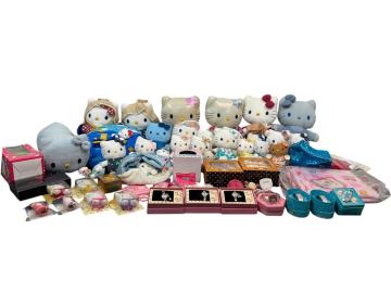 【大量50点以上】ハローキティ ぬいぐるみ・マスコット・時計・ポーチ・小物セット まとめ売り サンリオ HELLO KITTY 希少多数