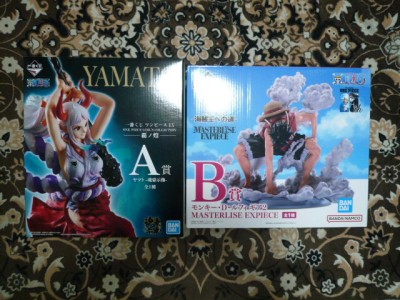 ★一番くじ ワンピース 魂豪示像 A賞 ヤマト 海賊王への道 B賞 モンキー・ D・ ルフィ ギア2 MASTERLISE フィギュア 新品 未開封★